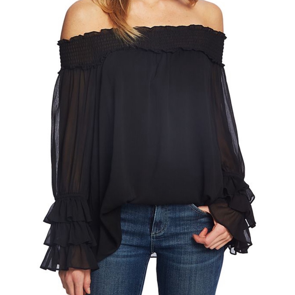 CECE, Blusa para mujer, Talla M, Color Negro.